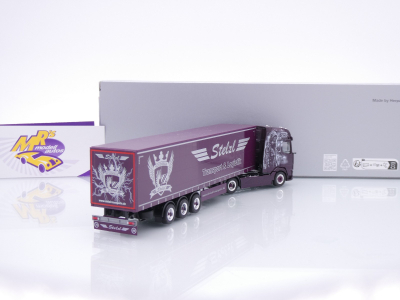 Preview: Herpa 959186 # DAF XG+ Gardinenplanen-Sattelzug " Sommerfest 2025 - Stelzl Logistik " 1:87