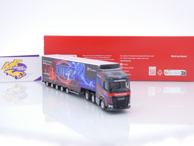 Preview: Herpa 319263 # DAF XG 6x2 Volumengardinenplanen-Sattelzug " Diez Transporte " 1:87
