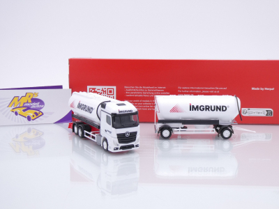Preview: Herpa 319157 # Mercedes-Benz Actros Eutersilo-Hängerzug " Imgrund " 1:87