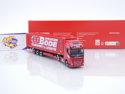 Preview: Herpa 319249 # Volvo FH GL XL 45ft Container-Sattelzug " HH Bode Logistik " 1:87
