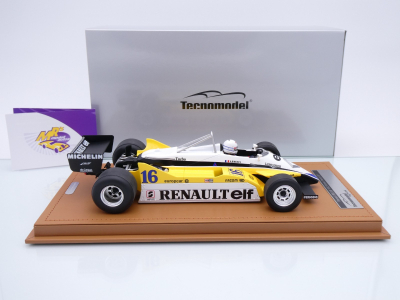 Preview: Tecnomodel TM18-399D # Renault RE30B #16 Win French GP 1982 " Rene Arnoux " 1:18