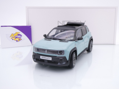 Norev 185520 # Renault R4 E-Tech Electric Baujahr 2025 " Haut de France Green " 1:18