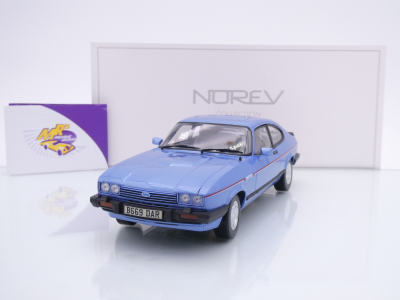 Norev 182764 # Ford Capri 3 2,8L Injection Baujahr 1984 " Parisblaumetallic " 1:18