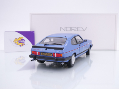 Preview: Norev 182764 # Ford Capri 3 2,8L Injection Baujahr 1984 " Parisblaumetallic " 1:18