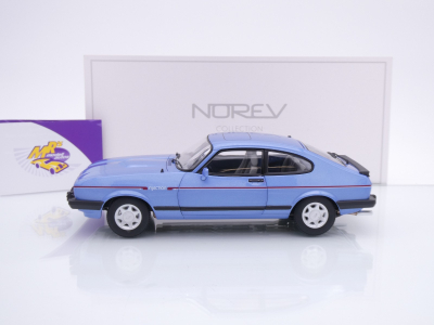 Preview: Norev 182764 # Ford Capri 3 2,8L Injection Baujahr 1984 " Parisblaumetallic " 1:18