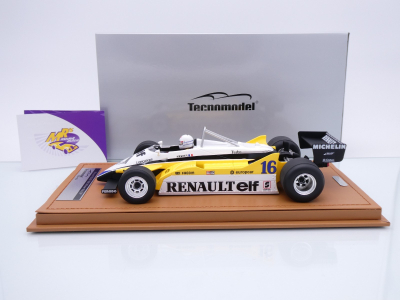 Preview: Tecnomodel TM18-399B # Renault RE30B #16 Win Italy GP 1982 " Rene Arnoux " 1:18
