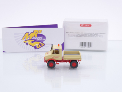 Preview: Wiking 0374 05 # Mercedes-Benz Unimog U 1300 Baujahr 1975-88 " Spedition Pieper " 1:87