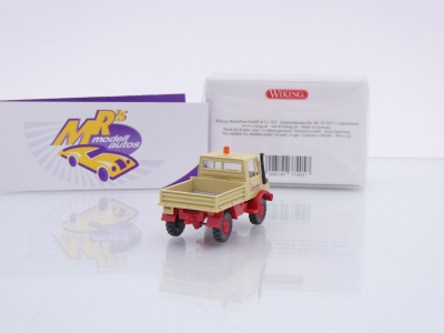 Preview: Wiking 0374 05 # Mercedes-Benz Unimog U 1300 Baujahr 1975-88 " Spedition Pieper " 1:87
