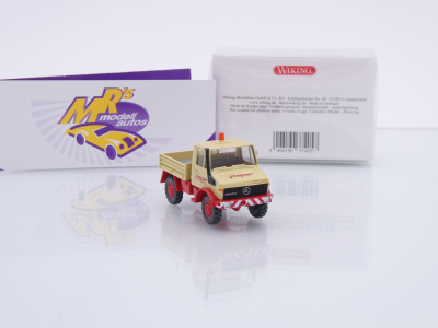 Preview: Wiking 0374 05 # Mercedes-Benz Unimog U 1300 Baujahr 1975-88 " Spedition Pieper " 1:87