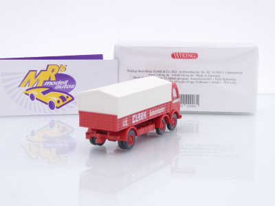 Preview: Wiking 0429 06 # Mercedes-Benz LP 333 Pritschen-LKW Baujahr 1958-61 " Clark Gabelstapler " 1:87
