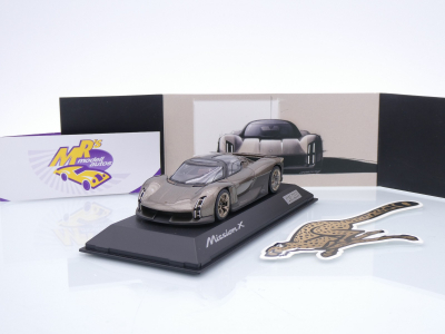 Spark WAP0208040SMIS # Porsche Mission X Baujahr 2023 " Rocket Metallic " 1:43