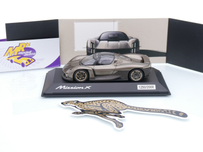 Preview: Spark WAP0208040SMIS # Porsche Mission X Baujahr 2023 " Rocket Metallic " 1:43