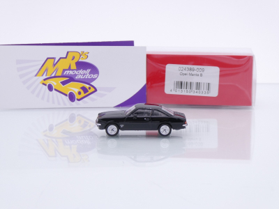 Preview: Herpa 024389-009 # Opel Manta B Coupe Baujahr 1975 " schwarz " 1:87