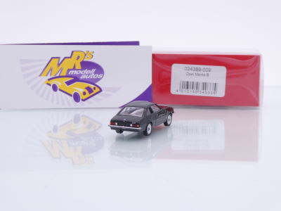 Preview: Herpa 024389-009 # Opel Manta B Coupe Baujahr 1975 " schwarz " 1:87