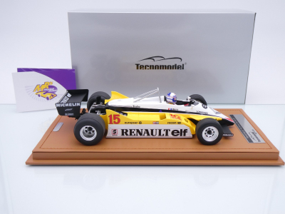 Preview: Tecnomodel TM18-399C # Renault RE30B #15 Win Brasil GP 1982 " Alain Prost " 1:18