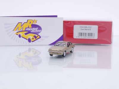Herpa 034388-002 # Opel Manta B Coupe Baujahr 1975 " weißgoldmetallic " 1:87