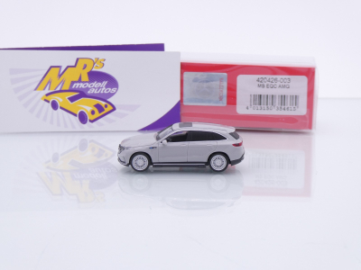 Preview: Herpa 420426-003 # Mercedes-Benz EQC AMG Baujahr 2019 " Signalgrau " 1:87