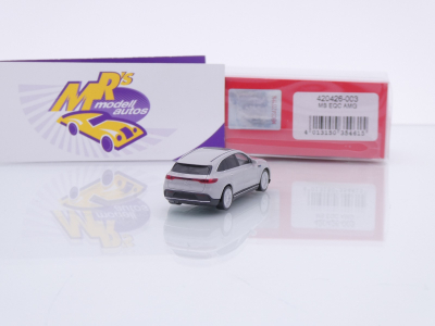 Preview: Herpa 420426-003 # Mercedes-Benz EQC AMG Baujahr 2019 " Signalgrau " 1:87