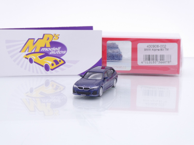 Herpa 430906-002 # BMW Alpina B3 G21 Touring Baujahr 2024 " Tansanitblaumetallic " 1:87