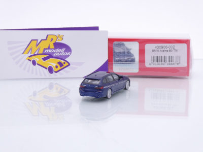 Preview: Herpa 430906-002 # BMW Alpina B3 G21 Touring Baujahr 2024 " Tansanitblaumetallic " 1:87