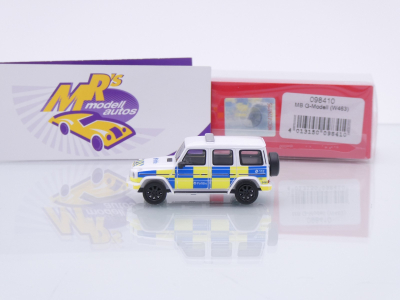 Preview: Herpa 098410 # Mercedes-Benz G-Klasse W463 Einsatzwagen " Politie Belgien " 1:87