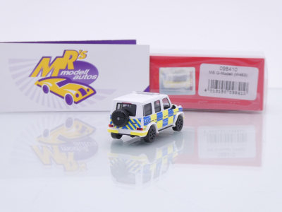 Preview: Herpa 098410 # Mercedes-Benz G-Klasse W463 Einsatzwagen " Politie Belgien " 1:87