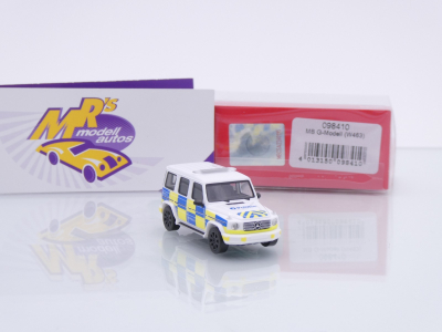 Preview: Herpa 098410 # Mercedes-Benz G-Klasse W463 Einsatzwagen " Politie Belgien " 1:87