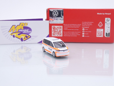 Preview: Herpa 098496 # Volkswagen VW T7 Multivan Einsatzwagen " Polizei Schweiz " 1:87