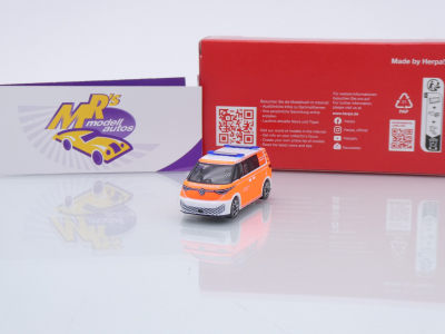 Herpa 098342 # Volkswagen VW ID Buzz Einsatzwagen " Werkfeuerwehr Porsche " 1:87