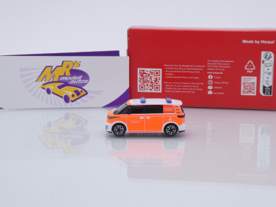 Preview: Herpa 098342 # Volkswagen VW ID Buzz Einsatzwagen " Werkfeuerwehr Porsche " 1:87