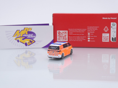 Preview: Herpa 098342 # Volkswagen VW ID Buzz Einsatzwagen " Werkfeuerwehr Porsche " 1:87