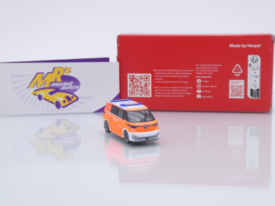 Preview: Herpa 098342 # Volkswagen VW ID Buzz Einsatzwagen " Werkfeuerwehr Porsche " 1:87