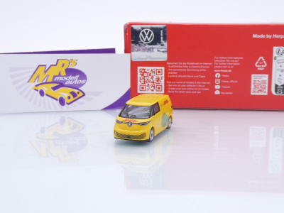 Herpa 098458 # Volkswagen VW ID. Buzz Cargo Lieferwagen " DHL " 1:87