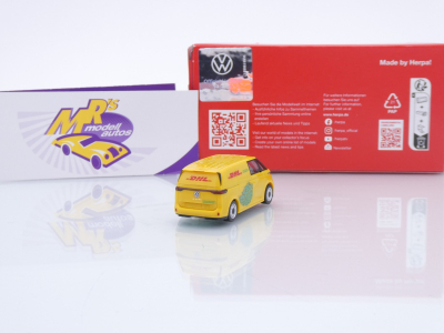 Preview: Herpa 098458 # Volkswagen VW ID. Buzz Cargo Lieferwagen " DHL " 1:87