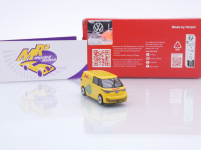 Preview: Herpa 098458 # Volkswagen VW ID. Buzz Cargo Lieferwagen " DHL " 1:87