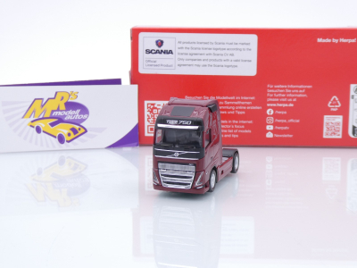 Herpa 313353-004 # Volvo FH16 GL XL 2-achs Zugmaschine " Weinrot " 1:87