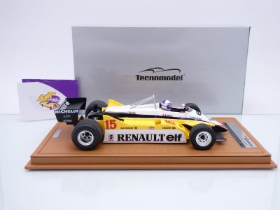 Preview: Tecnomodel TM18-399A # Renault RE30B #15 Südafrika GP 1982 " Alain Prost " 1:18