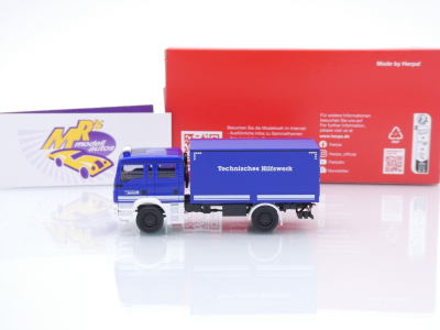 Preview: Herpa 098533 # MAN TGM MzKW Mehrzweckkraftwagen " THW Technisches Hilfswerk " 1:87