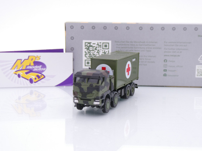 Herpa 747219 # Iveco Trakker 8x8 mit Container " Bundeswehr / Rotes Kreuz " 1:87