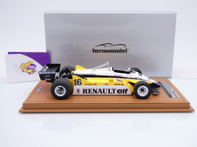 Preview: Tecnomodel TM18-367D # Renault RE30B #16 Win French GP 1982 " Rene Arnoux " 1:18