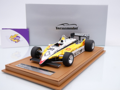 Tecnomodel TM18-367C # Renault RE30B #15 Win Brasil GP 1982 " Alain Prost " 1:18