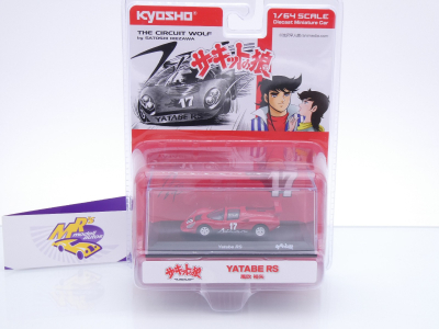 Kyosho K07009B2 # Ferrari Dino 206 Yatabe RS #17 1967 " The Circuit Wolf " 1:64