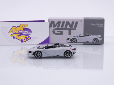 Preview: TSM MINI GT MGT00973-L # McLaren 750S Spider 2024 LHD " Circus Grey " 1:64