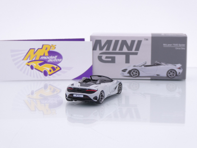 Preview: TSM MINI GT MGT00973-L # McLaren 750S Spider 2024 LHD " Circus Grey " 1:64