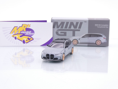 TSM MINI GT MGT00864-L # BMW M3 Touring (G81) Competition 2024 LHD " grau " 1:64