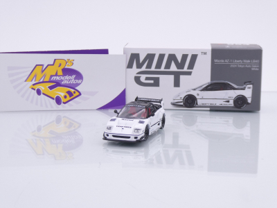 TSM MINI GT MGT00953-R # Mazda AZ-1 LB40 Liberty Walk 2024 " Tokyo Salon " 1:64