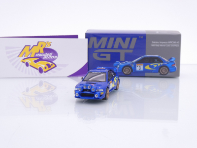 TSM Mini GT MGT00975-L # Subaru Impreza WRC Rallye Monte Carlo 1998 " Colin McRae " 1:64