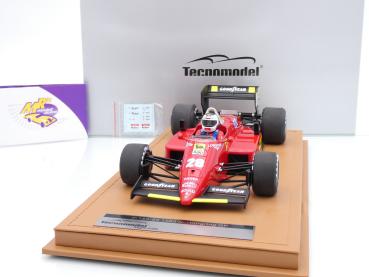 Preview: Tecnomodel TMD18-322C # Ferrari F156/85 #28 Deutschland GP 1985 " Stefan Johansson " 1:18