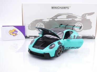 Preview: Minichamps 110062026 # Porsche 911 (992) GT3 RS Baujahr 2024 " mintgrün " 1:18