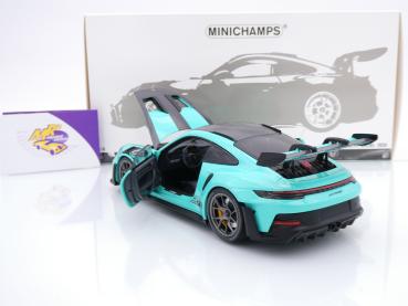 Minichamps 110062026 # Porsche 911 (992) GT3 RS Baujahr 2024 " mintgrün " 1:18